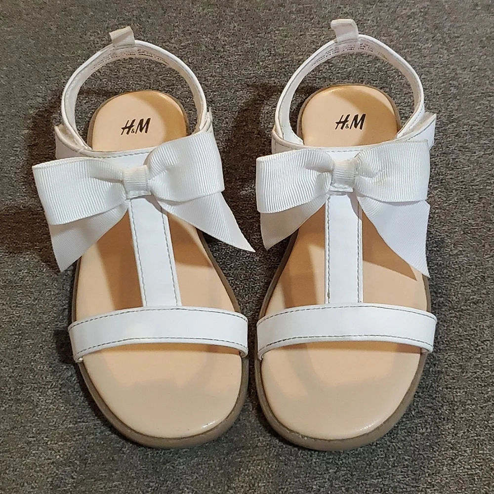 H&M white sandals